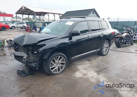 2013 Toyota Highlander Limited V6 z USA, uszkodzony, nr VIN 5TDDK3EH7DS218225